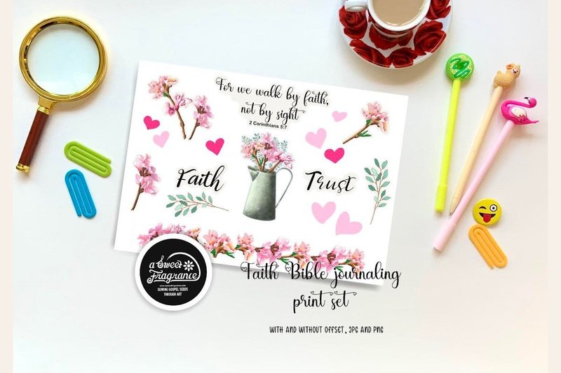 Bible Journaling on Faith/Christian Art (by A Sweet Fragrance)