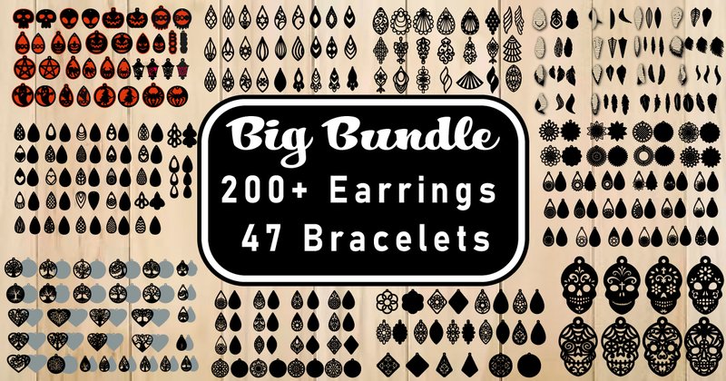 Big Bundle of Earrings (by yulnniya)