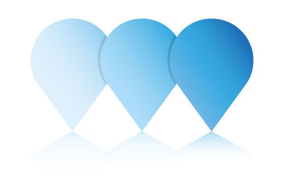 Blue Drop Process Diagram Infographics (by DesignFour)