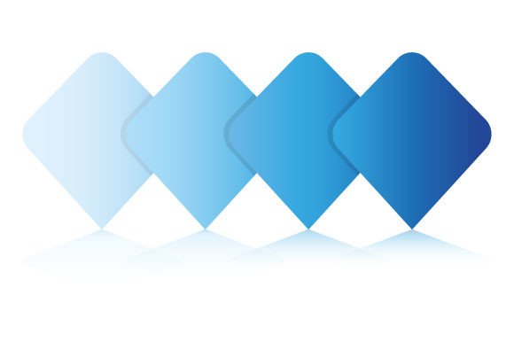 Blue Rectangle Diagram Infographics (by DesignFour)
