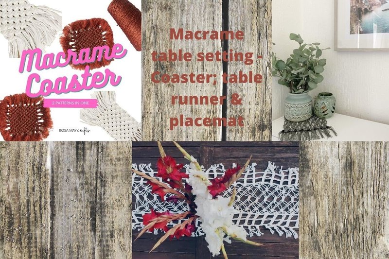 Boho Modern Macrame Wedding Table Decor (by nadia12)