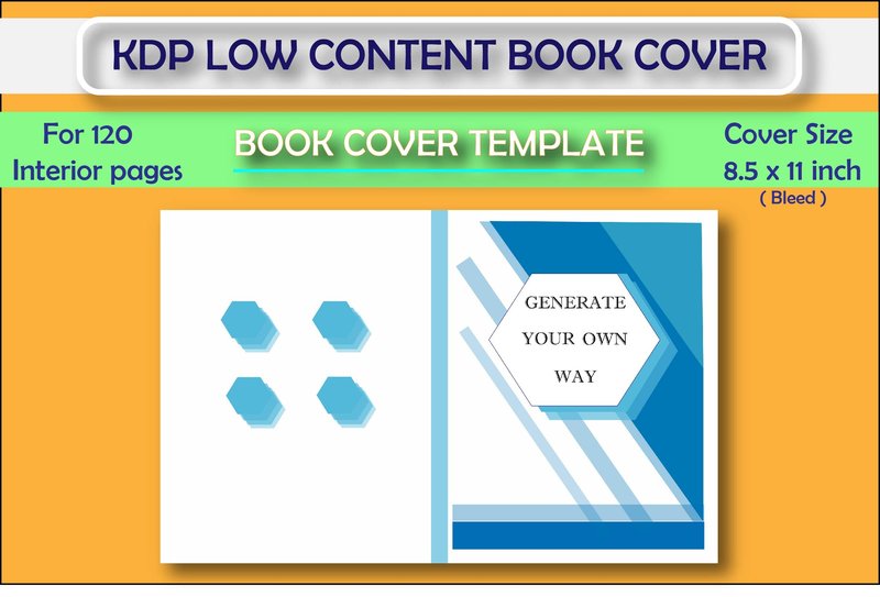 Book Cover Template for KDP Low Content (by jyotiskumar7173)
