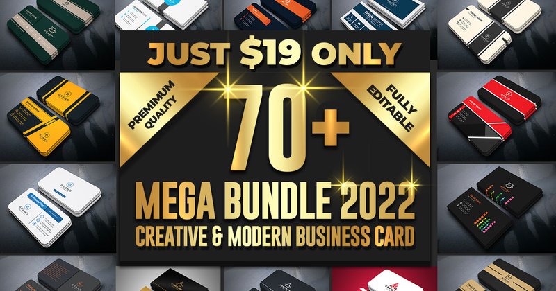 Business Card Template Mega Bundle (by M9 Design)