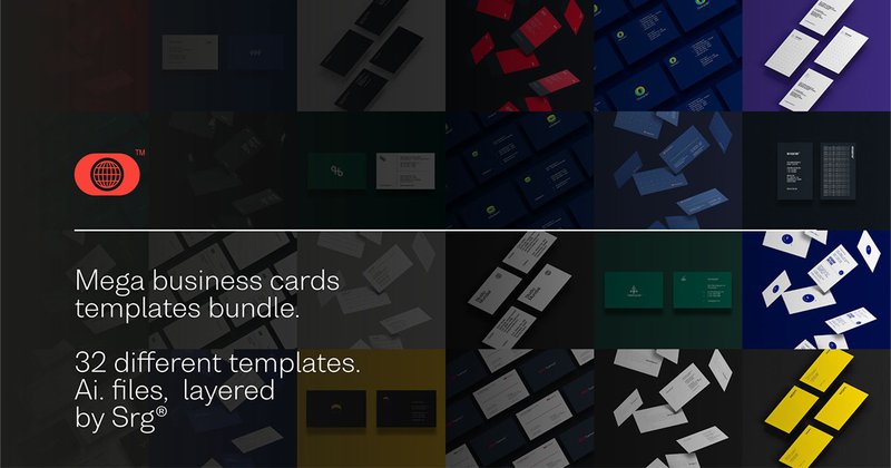 Business Cards Templates Bundle (by Graphics by Srg)