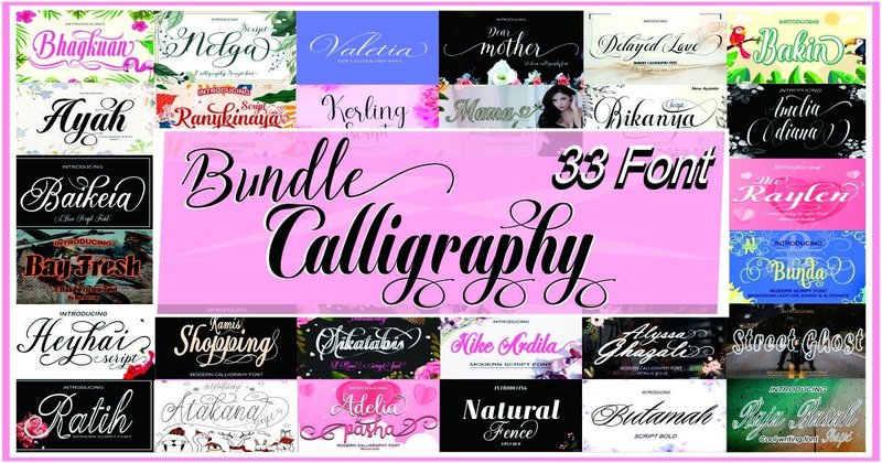 Calligraphy Bundle (by Rama Type)