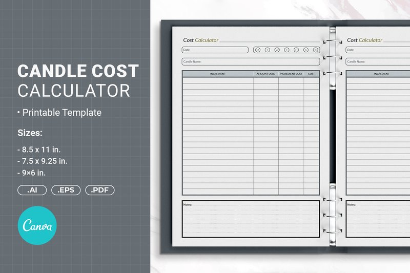 Candle Cost Calculator (by JUNDI)