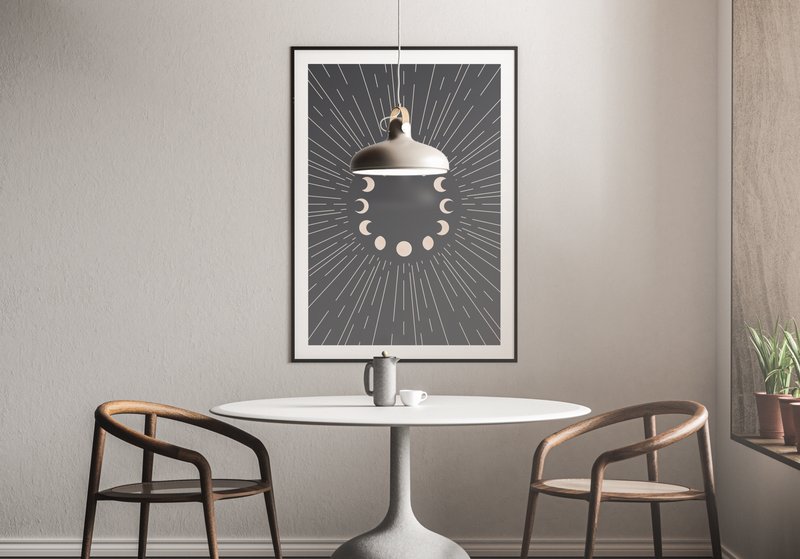 Celestial Sun Moon Printable Wall Art (by Ali's Design)