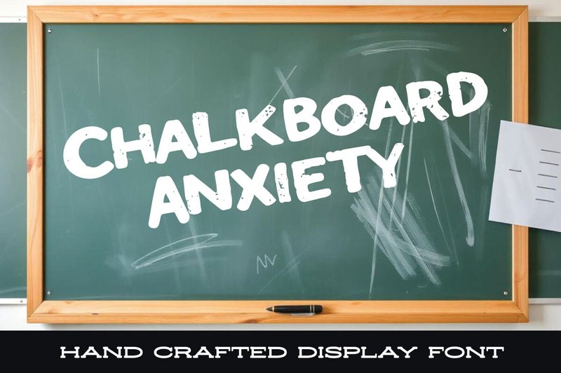 Chalkboard Anxiety (by stompstock)
