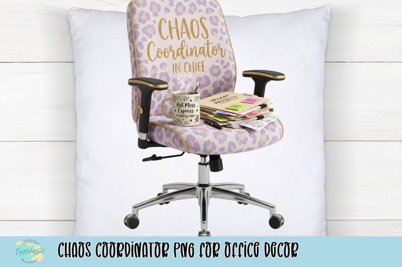 Chaos Coordinator PNG for Office Decor (by DigitalArtGood)