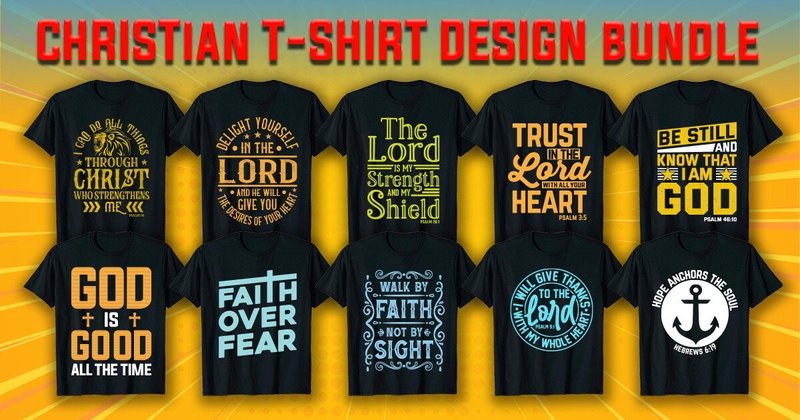 Christian Bible Verse Custom T-Shirt Bundle (by trendyhunt43)