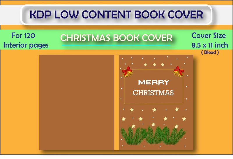 Christmas Book Cover for KDP Low Content (by jyotiskumar7173)