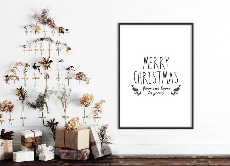 Christmas Quotes Print Wall Art Poster (by StoreArtPrints)