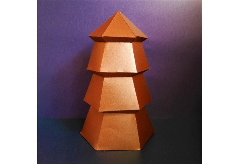 Christmas Tree Gift Box Templates (by maison.gregoria)
