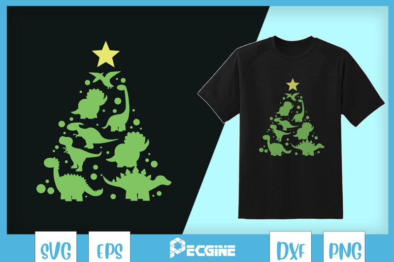 Christmas Tree of Dinosaurs (by Pecgine)