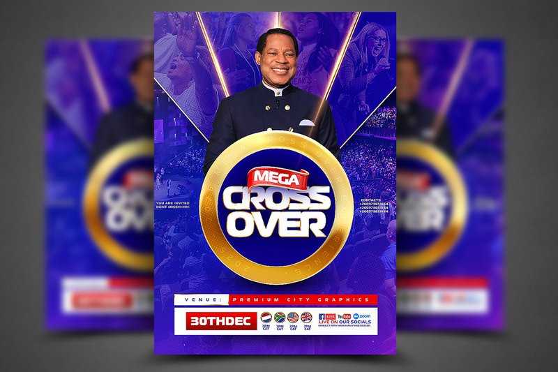 Church Cross over Flyer Template (by churchflyertemplates)