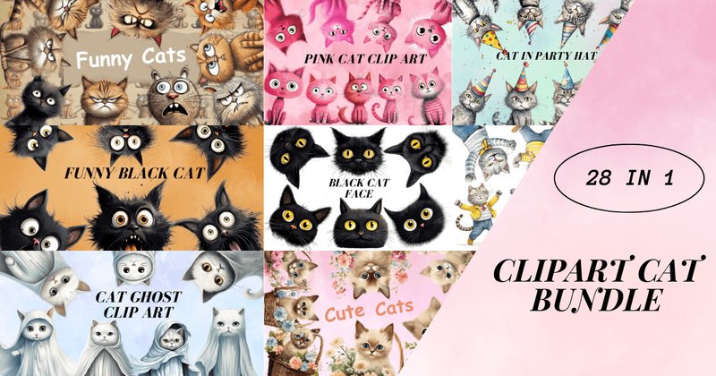 Clipart Cat Bundle (by Digital Xpress)