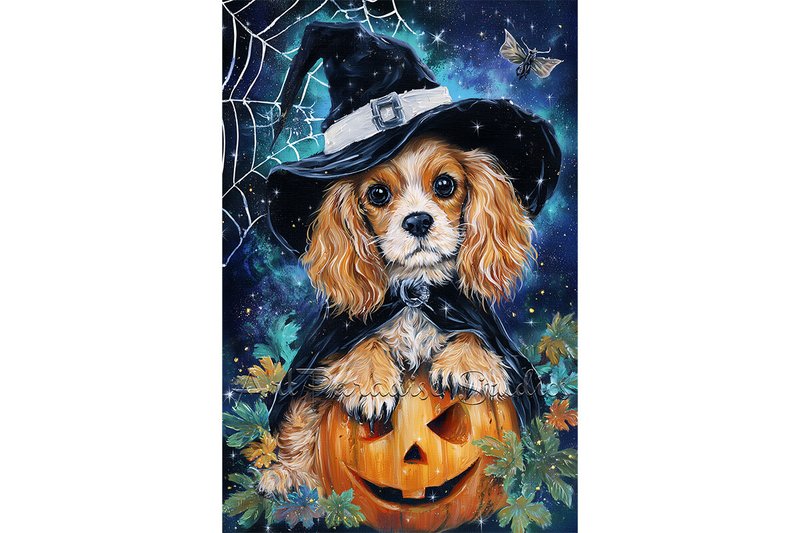 Cocker Spaniel Puppy Art Bedroom Decor (by Debbie Fagan)