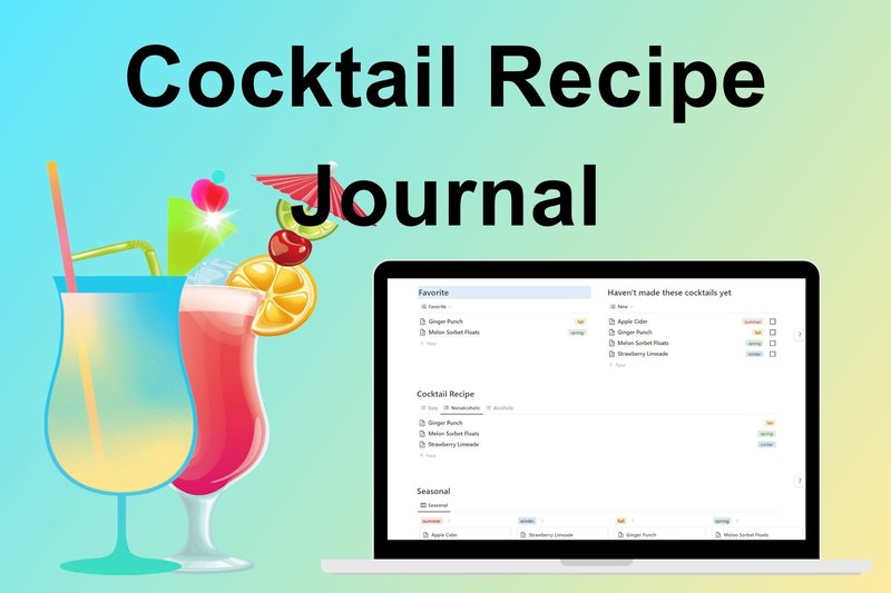 Cocktail Recipe Journal (by Bazion)