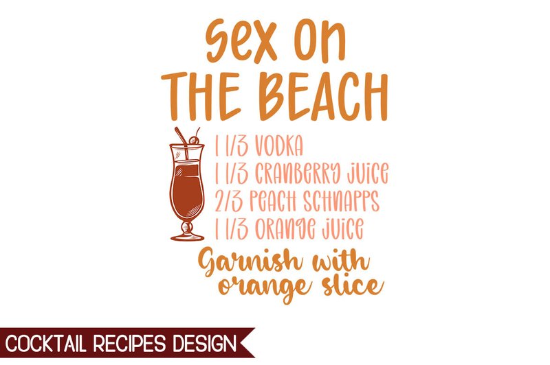 Cocktail Recipe SVG (by crative8112)