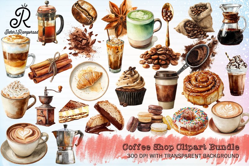 Coffee Shop Clipart (by Jafar1Rampersad)