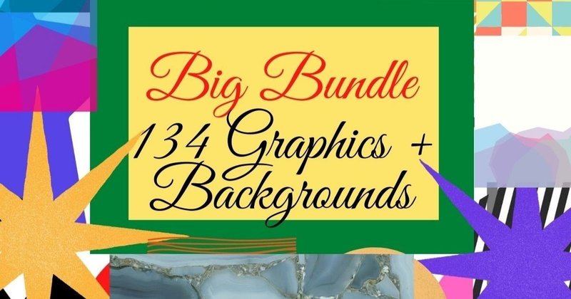 Colorful Abstract Background Textures Bundle (by CREATILORY)