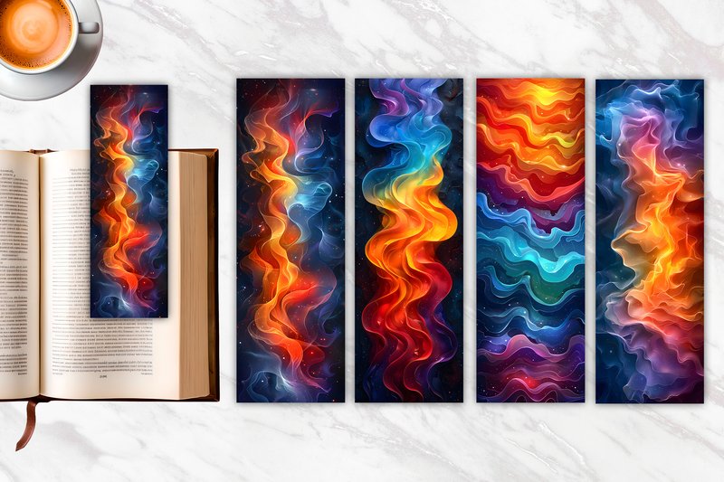 Colorful Gradient Art Bookmark (by ART Fanatic)