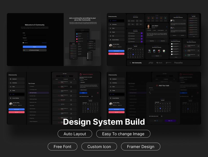 Community Managment Web App Ui Kit (by xflow)