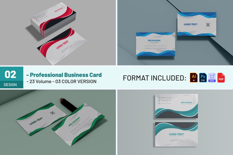 Corporate Business Card Templates (by mristudio)