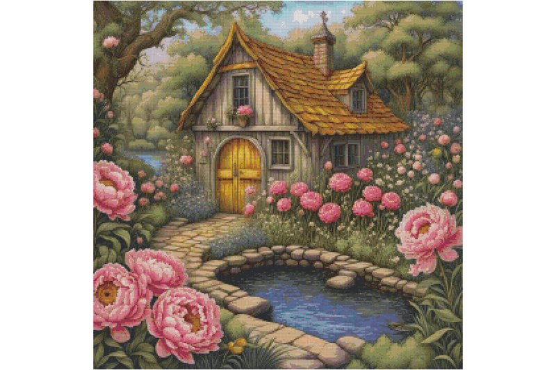 Cottage Counted Cross Stitch Patterns (by crossstitchpatterns)