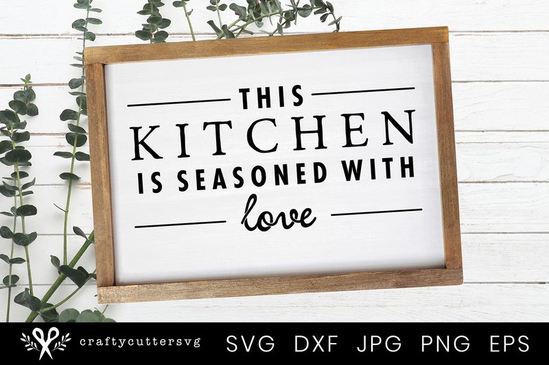Country Kitchen Decor Clipart | Kitchen Sign Farmhouse (by craftycuttersvg)