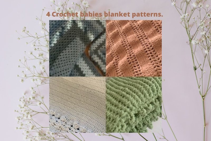Crochet Patterns for Babies Blanket 4C (by nadia12)