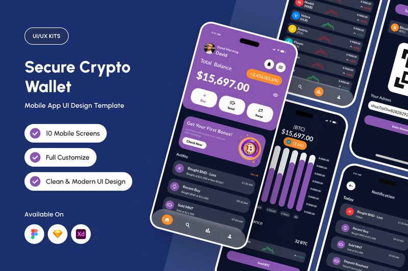 Cryptix - Daily Trader Crypto Wallet App (by Productype)