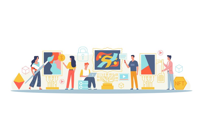 Crypto Art. Web Culture, Collectors at a (by yummybuum)