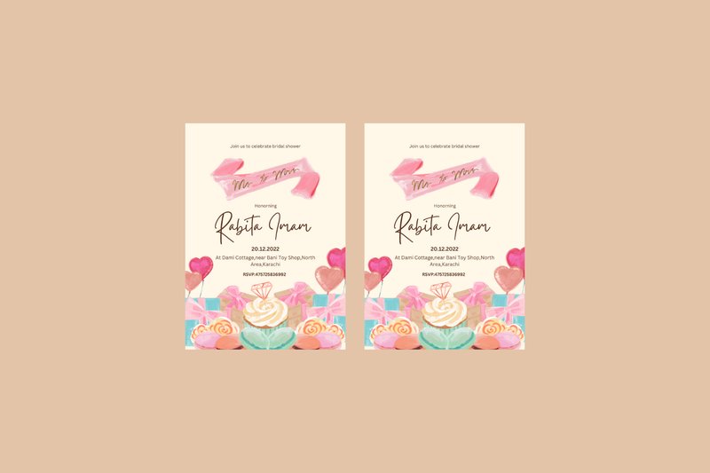Cute Bridal Shower Invitation (by Weddinginvitatiostudio)