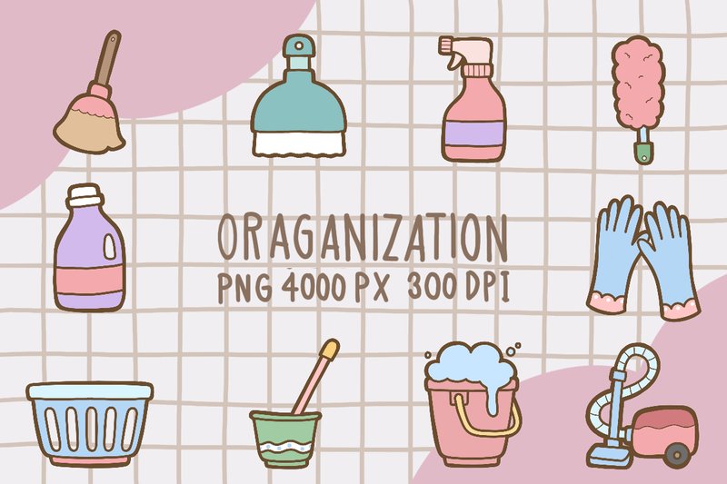 Cute Organization Clipart PNG (by KookjungStudio)