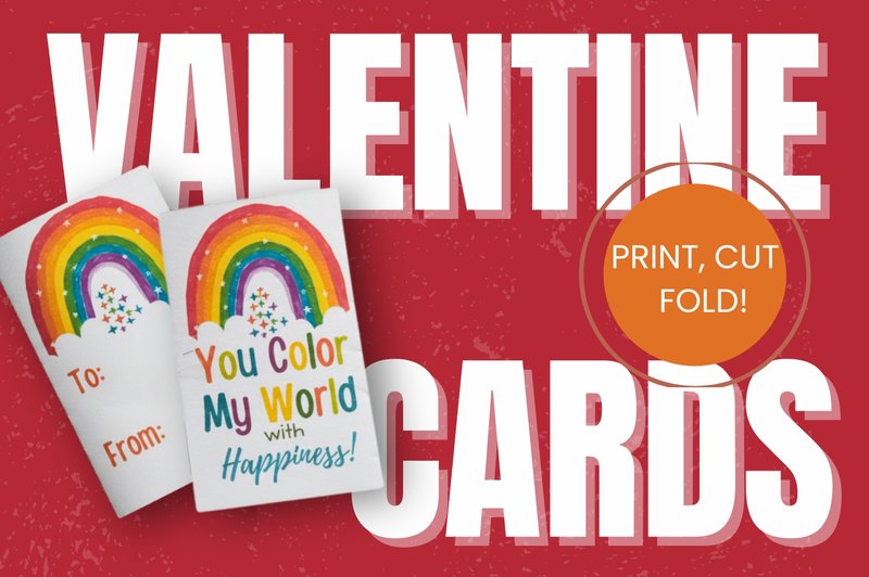 Cute Printable Valentine’s Cards (by Sunny Jar Designs\u2122)