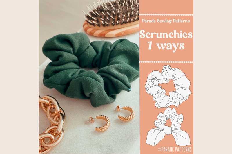 Easy Scrunchie Sewing Pattern (by Parade Patterns)