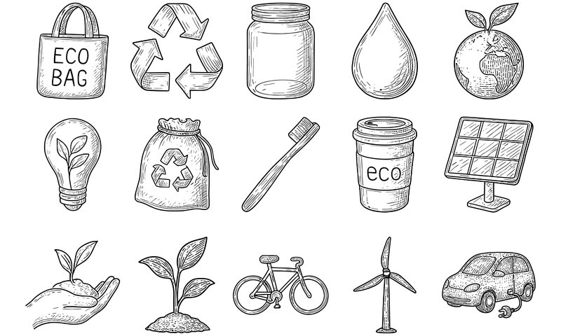 Eco Friendly Sustainable Living Icon (by sempu)