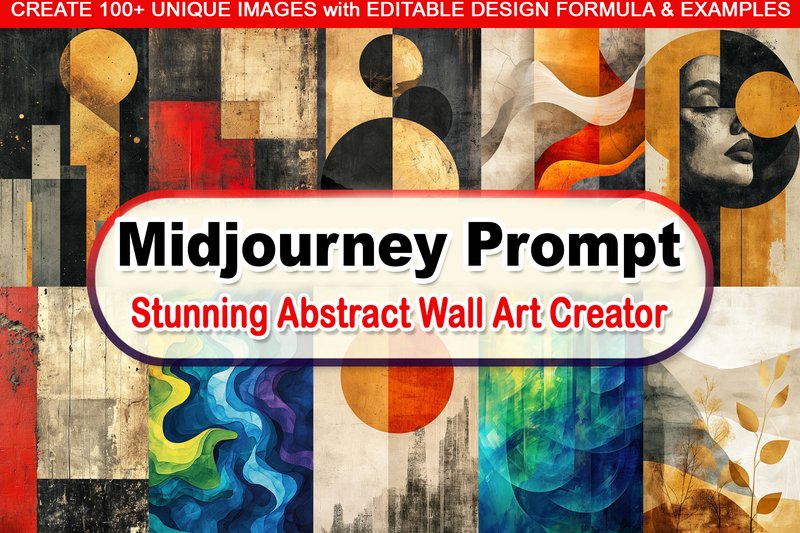 Editable Prompt - Abstract Wall Art (by V Design Stock)