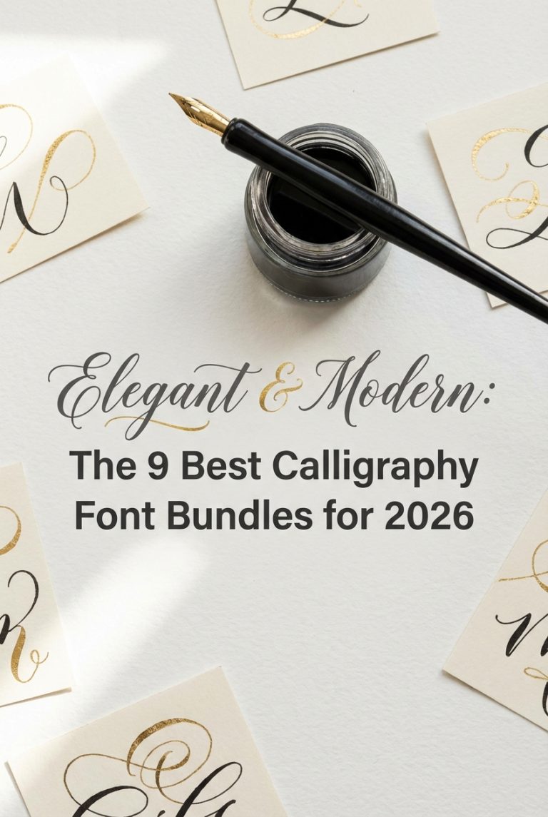 Elegant & Modern: The 9 Best Calligraphy Font Bundles for 2026 ...