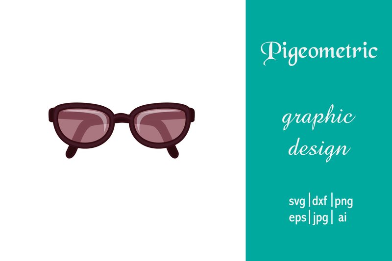 Eyeglasses Fashion Illustration (by PiGeometric)