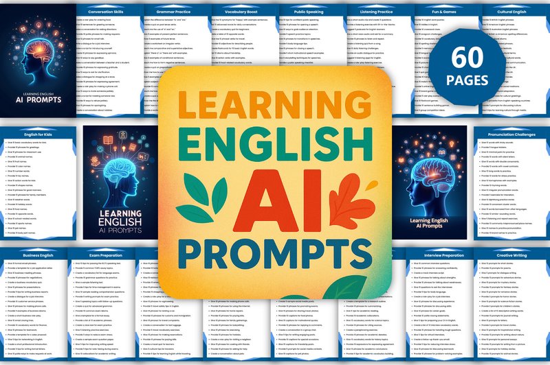🔥 Learning English AI Prompts (by munjixpro)
