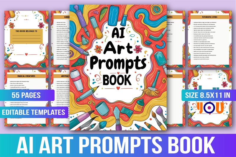 🖼️ AI Art Prompts Book (by KDPMart)