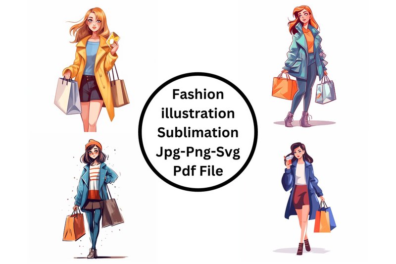 Fashion Illustration Sublimation (by Milano Creative)