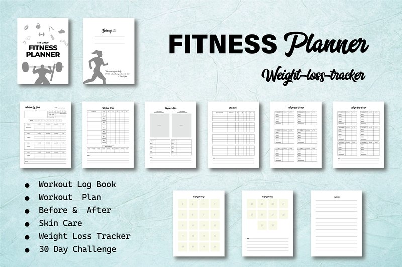 Fitness Planner and Weight Loss Tracker (by imrannazir0024)