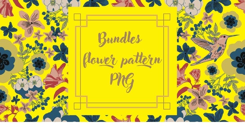 Floral Bright Seamless Patterns Bundle (by aneisspiaf)