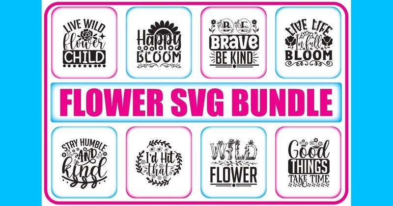 Flower SVG Design Bundle (by CozyPixel)