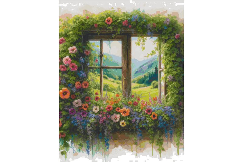 Flowers Counted Cross Stitch Patterns (by crossstitchpatterns)