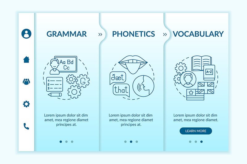 Foreign Language Learning Categories (by IMG visuals icons)