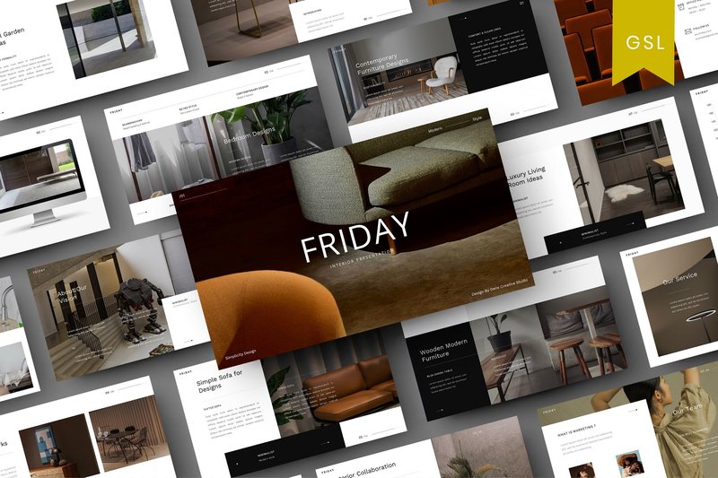 Friday - Interior Design Business GSL (by Jujustudio)